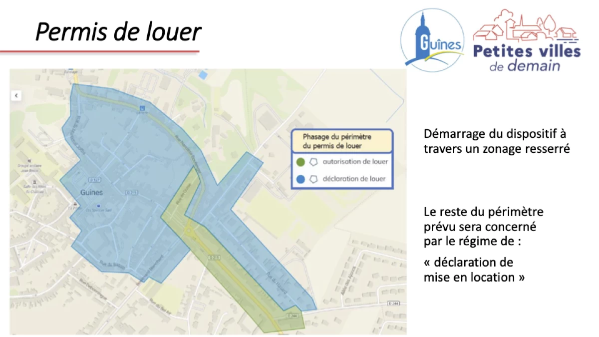 périmètres permis de louer